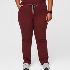 FIGS Yola Skinny Straight Scrub Pants